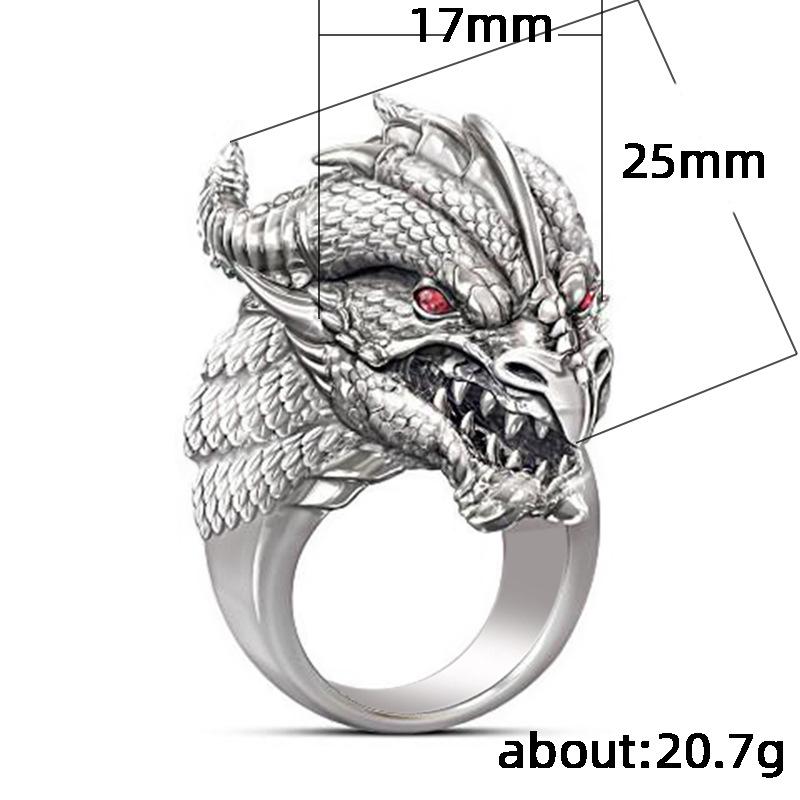 Personalized Domineering Exquisite Faucet Men'S Ring, Style Electroplated Alloy Hand Jewelry