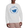 Sesame Street Unisex Adult Cookie Monster Mono Sweatshirt