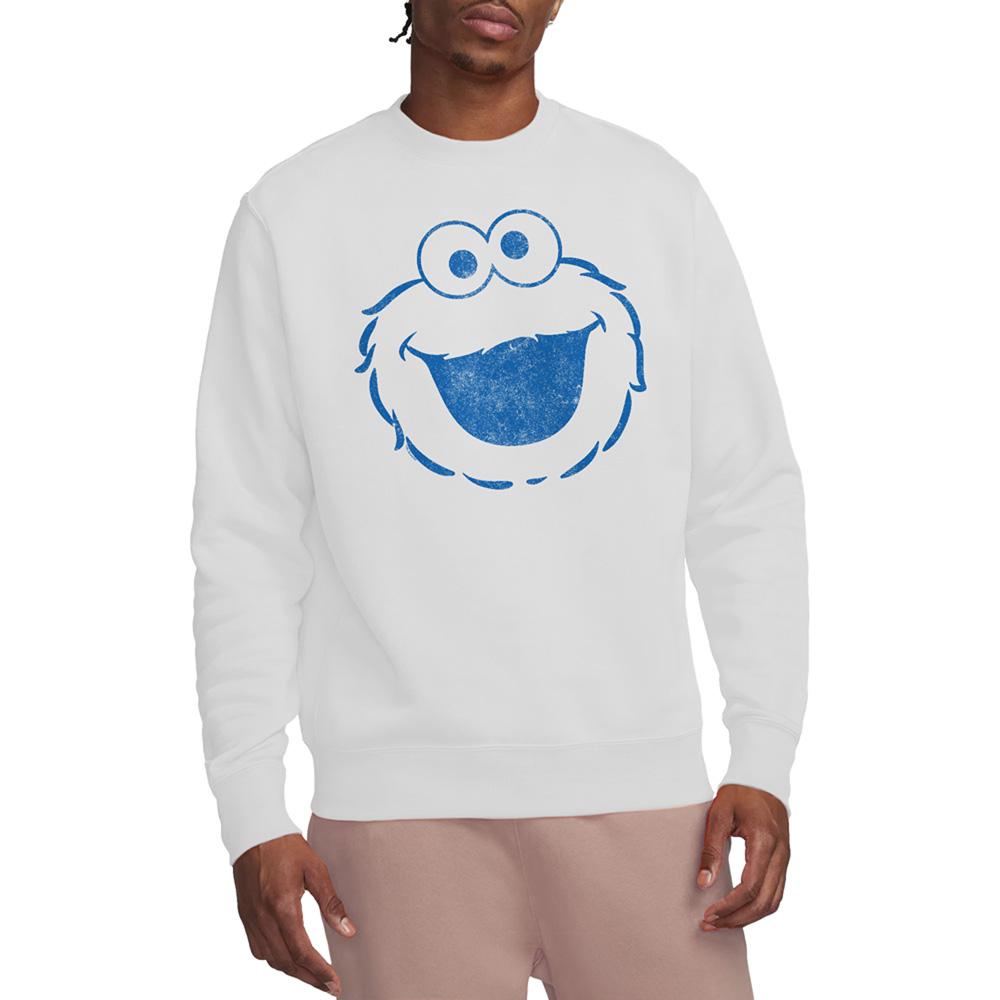 Sesame Street Unisex Adult Cookie Monster Mono Sweatshirt
