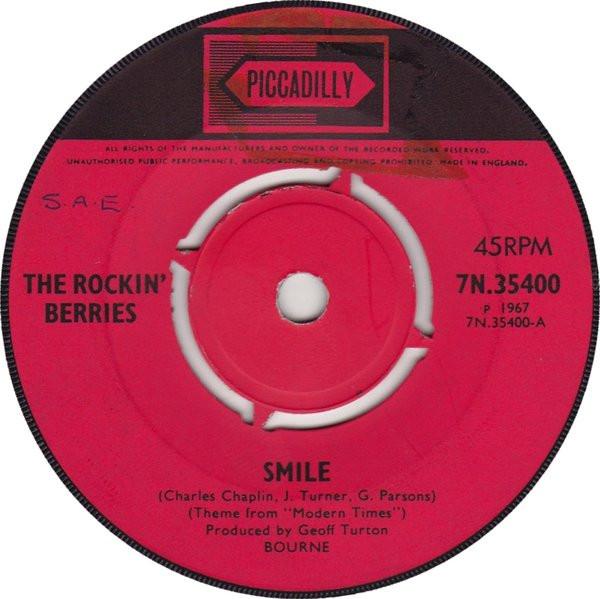 

7inch Record ROCKIN BERRIES - Smile 7N35400 Piccadilly 1967 UK Rock Used