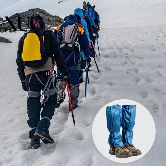 Snowproof Leg Covers 1 Pair Outdoor Gaiter Adjustable Waterproof Men Women Hiking Climbing Snow Gaiters Skiing Hunting Snake Guard Boot Shoe Protector