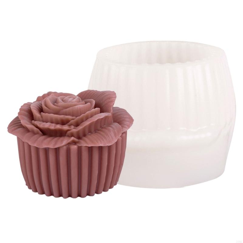 Flower Molds Rose Casting Molds Silicone Mould Plasters Molds Epoxy Resin Molds for Home Decoration J0MC