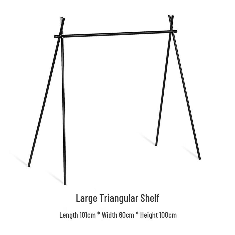 Aidiwei Portable Aluminum Camping Tripod Rack Large Tripod