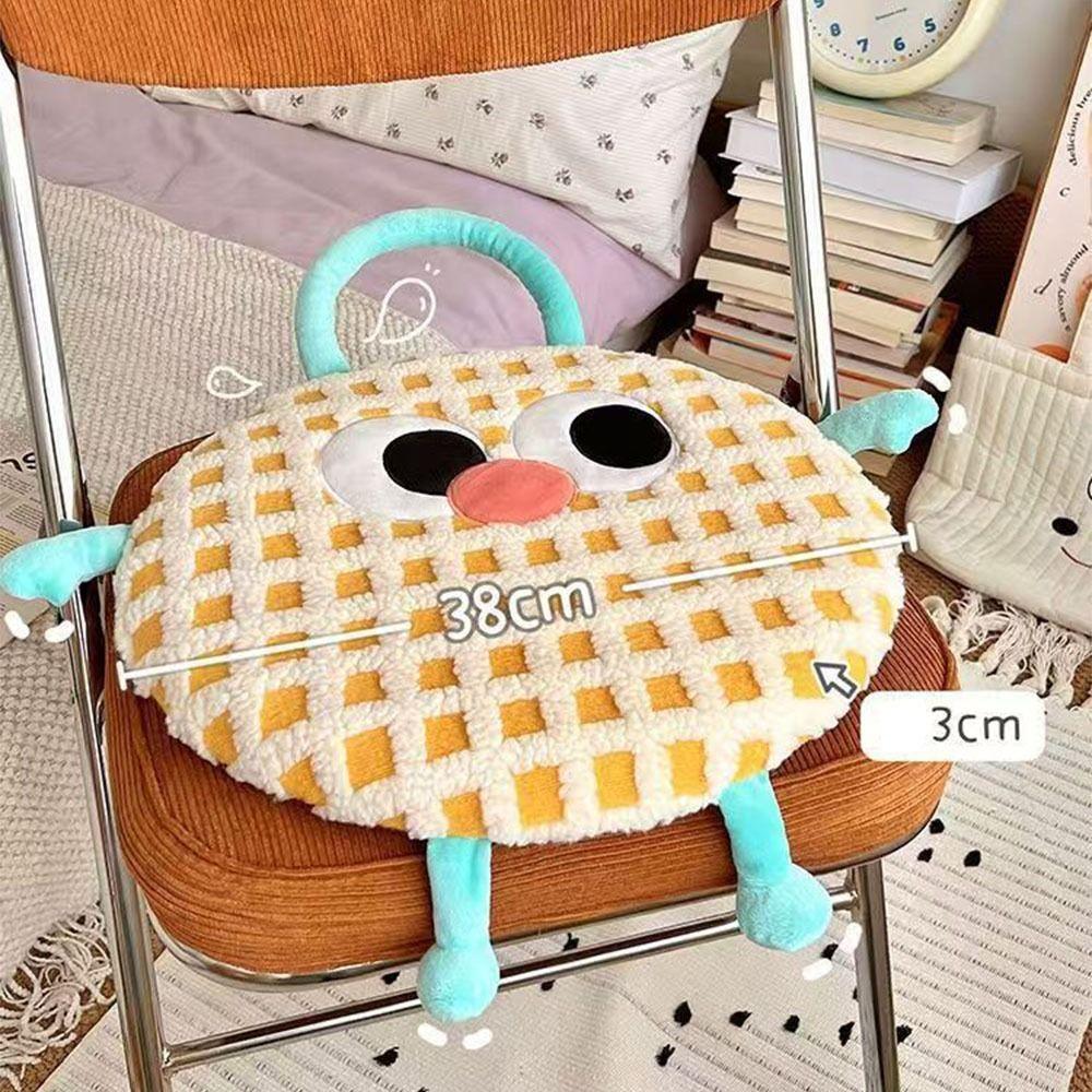 Easy To Clean Dopamine Seat Cushion Cartoon Office Seat Pads Chair Protection