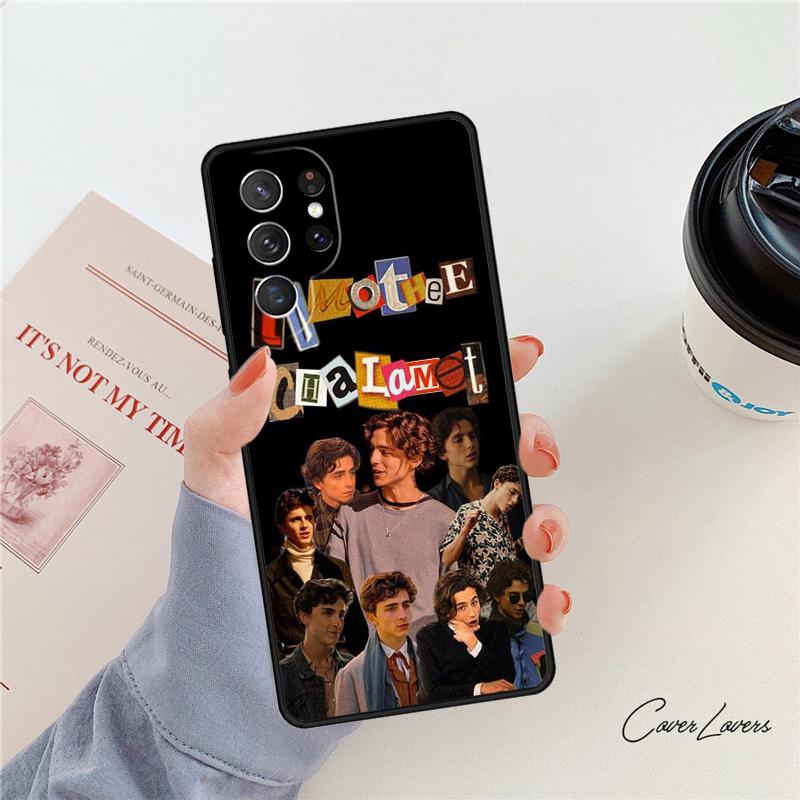 Timothee Chalamet phone case For Samsung Galaxy S24 S25 S23 S22 Ultra Note 10 20 Plus S20 S21 FE Cover
