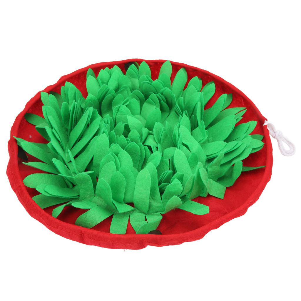 Dog Sniffing Pad Prevent Slip Boredom Relief Interactive Adjustable Pet Feeding Snuffle Bowl Mat for Puppy CatsRed