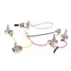 Electric Guitar Wiring Harness Kit 3 Way Toggle Switch 500K Pots Guitar Prewired Wire Harness for LP Guitars
