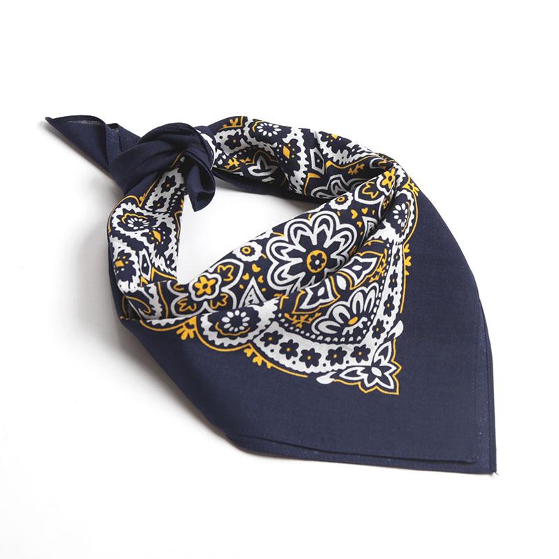 

Hip Hop Kerchief Bohemian Print Bandana Paisley Pattern Headbands Outdoor Unisex Headband Wrist Wraps Face Mask Handkerchief 55CM-55CM