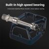 WEST BIKING MTB Bike Pedals 3 Bearing Aluminum Alloy Widened Non-Slip Platform Pedals Road Cycling City Folding Bike Flat Pedals