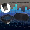 Computer Speaker Soundbox Mini Portable USB Sound Card Decoder Small Compatible Lightweight Pure Sound Quality USB Interface Omnidirectional Sound