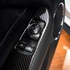 2pcs Car Window Lifting Switch Control Decoration Cover Trim for Ford Mustang 2015- Auto Accessories Carbon Fiber
