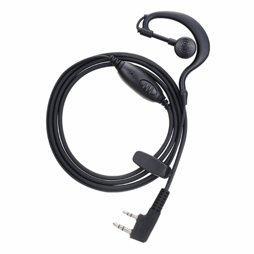 Earhook Design Walkie-Talkie Headset Over Ear Walkie Wired Headset  Professional Use