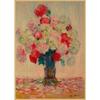 Monet Oil Painting Retro Kraft Paper Poster for Restaurant, Bar, Cafe Wall Decor