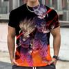 2026 Summer Dragon Ball Retro Fitness T-shirt Men's Oversized 3D Printed Short-sleeved