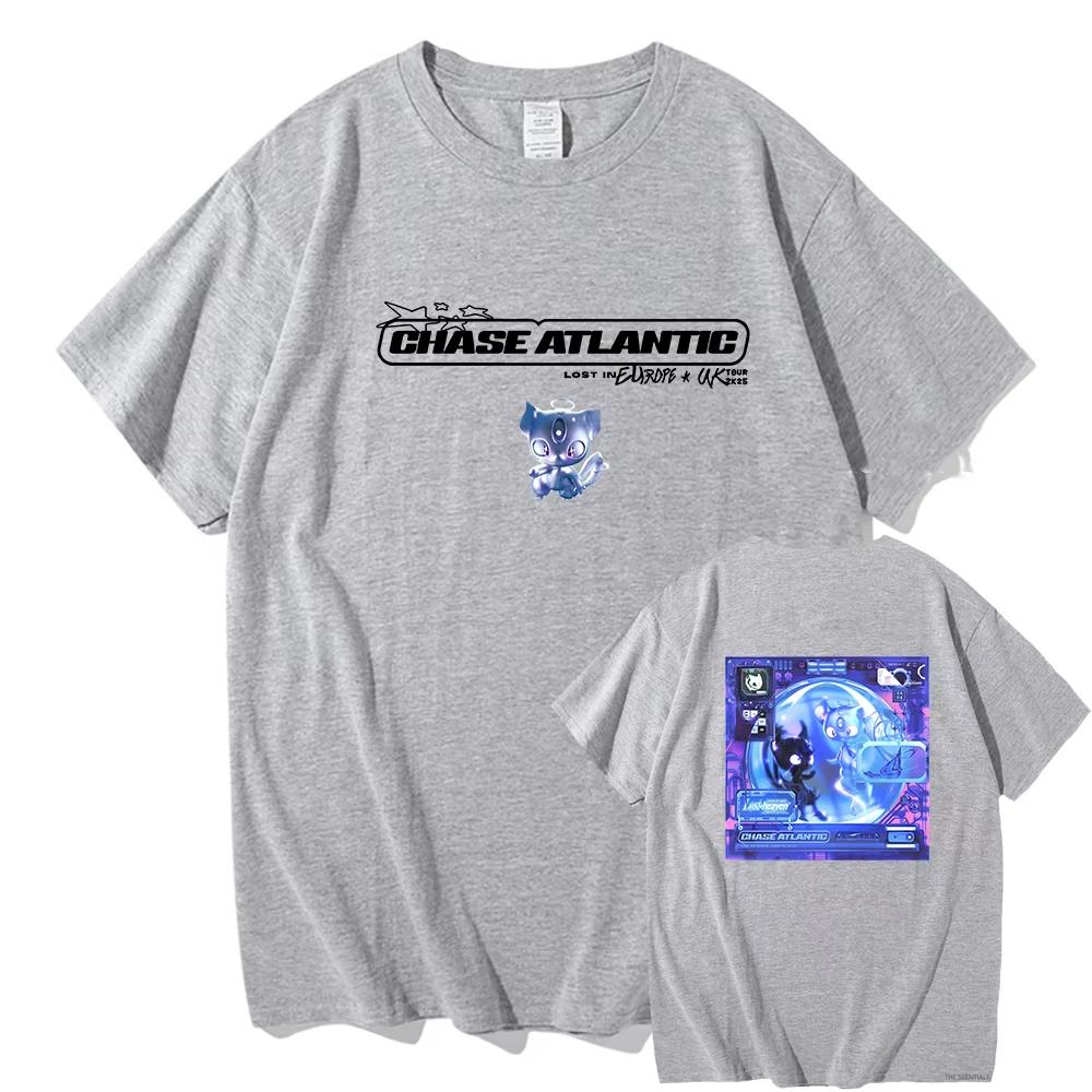 Trend Chase Atlantic Lost in Europe and UK Tour T-Shirt 2025 Album Lost in Heaven Herren Damen Kleidung Harajuku Baumwoll-T-Shirt Top Y2k