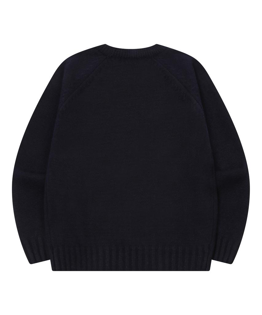 Mucent Monet Raglan Round Neck Knit (4 Colors)