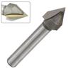 6x10mm 60 Degree V Shape Milling Cutter Chamfer End Mills Woodworking Router Bit Milling Router Bit Trimming Machine Cutter