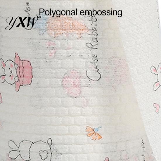 Reusable Kitchen Paper Towel Roll 50/100/200Pcs/Roll Super Water Oil Absorbent Wet Dry Dual Washable Use Food Grade Tear-off Lazy Rag Dishwashing