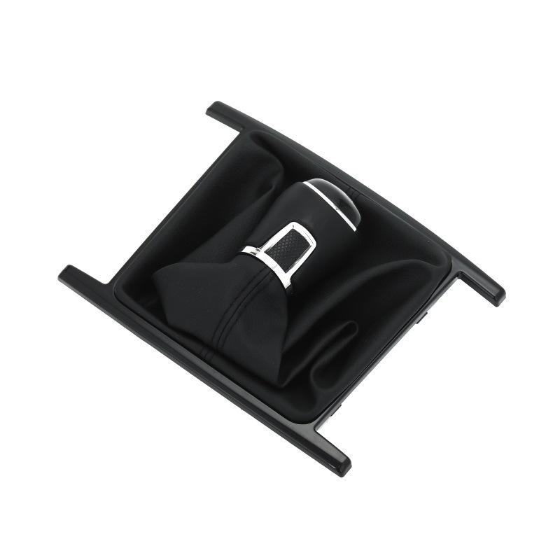 Volkswagen Amarok Black Leather Gear Shift Knob & Dust Cover Set