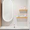 Wood Wall Mounted Shelf Wall Mounted Toilet Shampoo Holder Kitchen Shelf Shower Solid Wood Corner Shelves Organizer Storage Rack