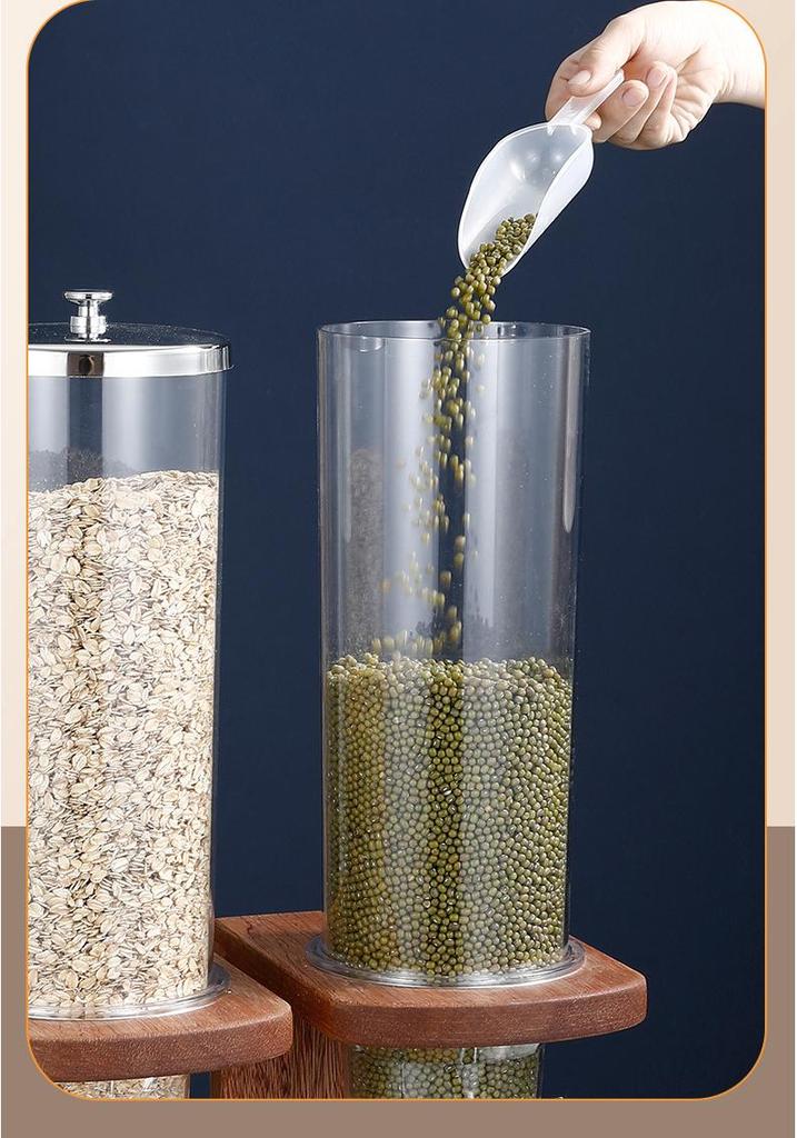 Ontbijtgranen & Gedroogd Fruit Dispenser - Bewaarpot met 5 Compartimenten voor Buffet & Restaurant