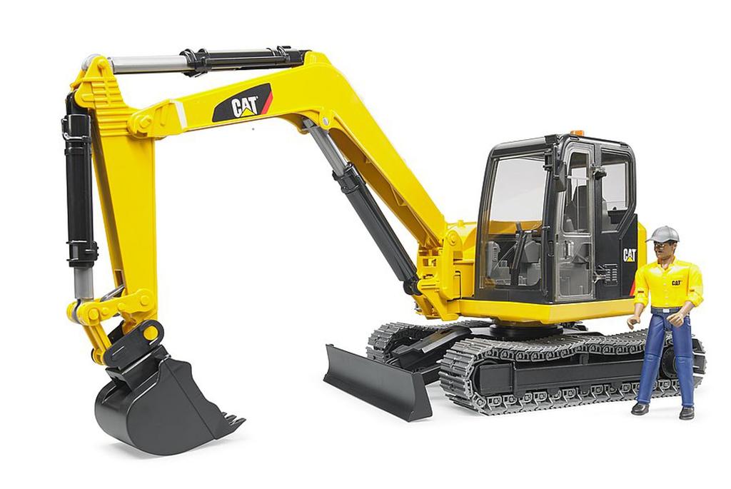 Bruder CAT Mini Excavator BR02466 (with figure)