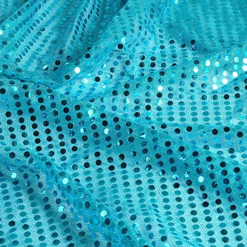100cm*110cm Sequin Fabric Shiny Sequins Sequin Cloth Fashion Sparkle Fabric Craft озеро синий