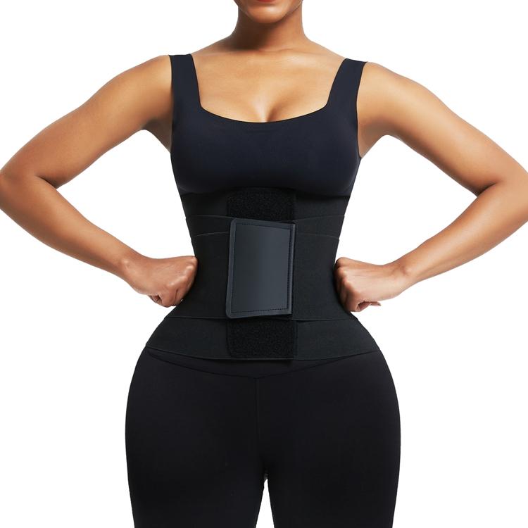 Hexin Slimming Faja Body Shaper Triple Wrap Waist Cincher Tummy Trimmer Breathable Corset Shapewear Xs