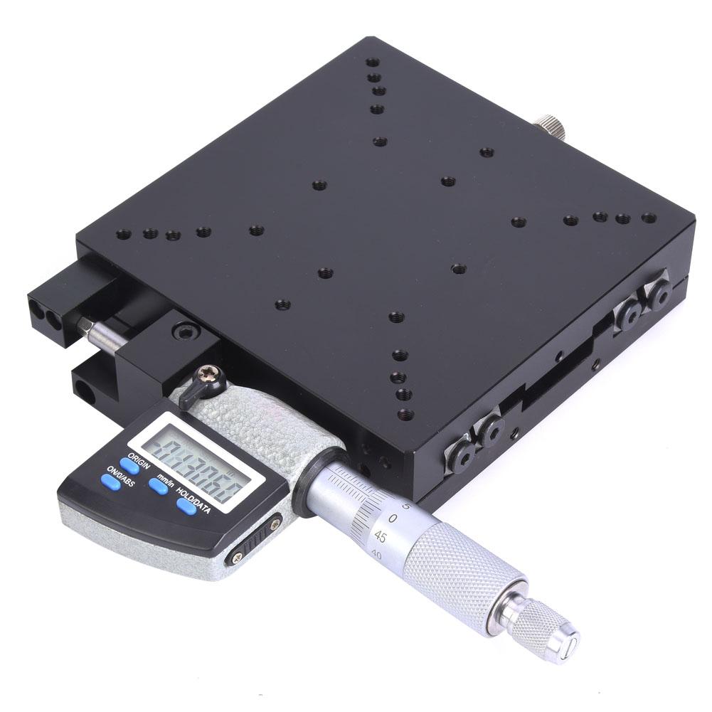 SEMX120AS Platform Mikrometryczna Wyświetlacz Cyfrowy 120x120mm 0.001mm Liniowy Stopień Translacyjny