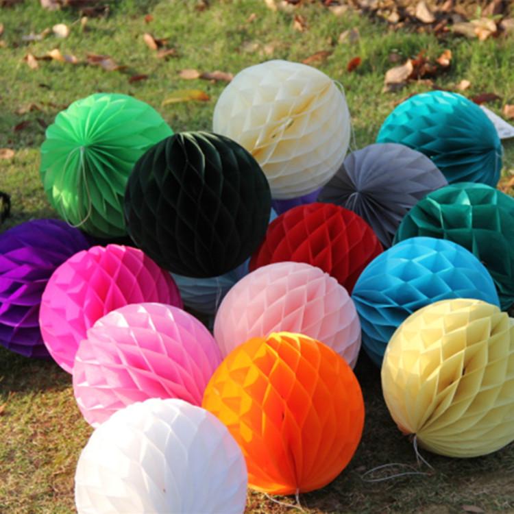 Honeycomb Paper Ball Garland: Perfect for Birthdays, Weddings, Room Decor, and Events