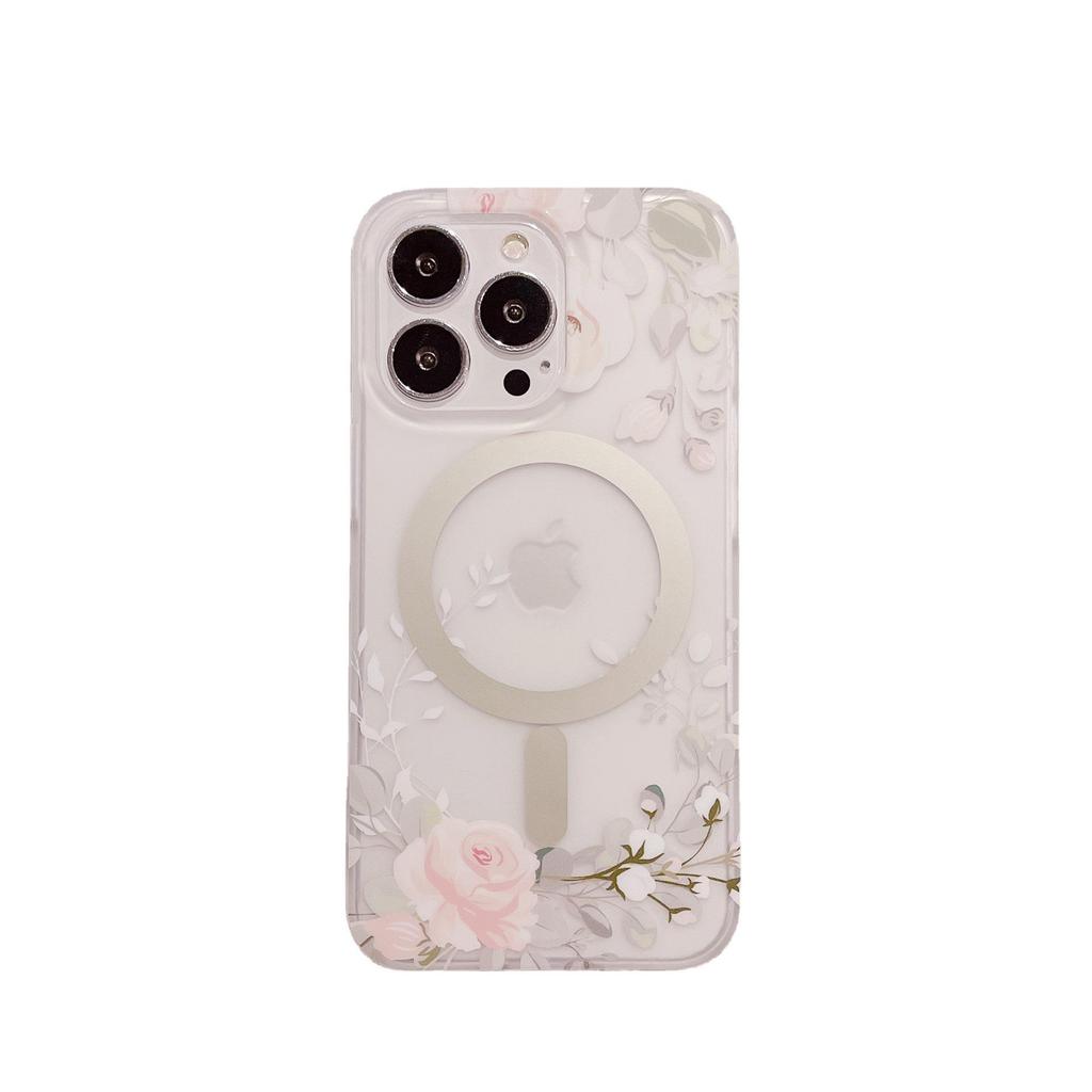 iPhone 14 Pro Max/14 Plus Magsafe Case with Floral IMD Design