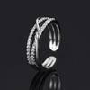 Geometric Curve Knotted Open Ring for Women - Niche Cold Style Fashion Accessory