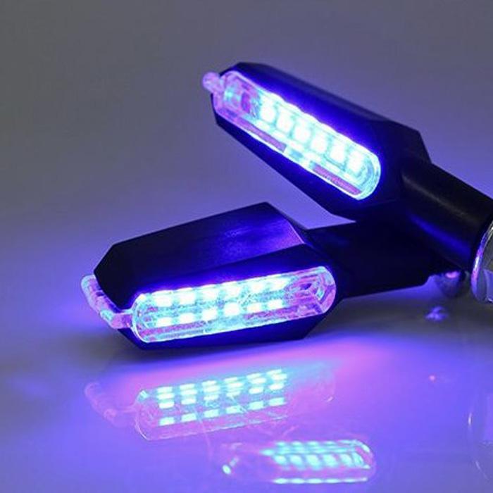 Double-sided Motorcycle Turn signal Blinker Turn Signal Motorcycle Indicators for Motorbikes Motorcycle Scooter