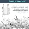 Guida inferiore per porta doccia scorrevole BHBL per porta doccia scorrevole (Appeso in alto) Guida per Porta Doccia, Canali da 3/8 di pollice(2 pacchi)