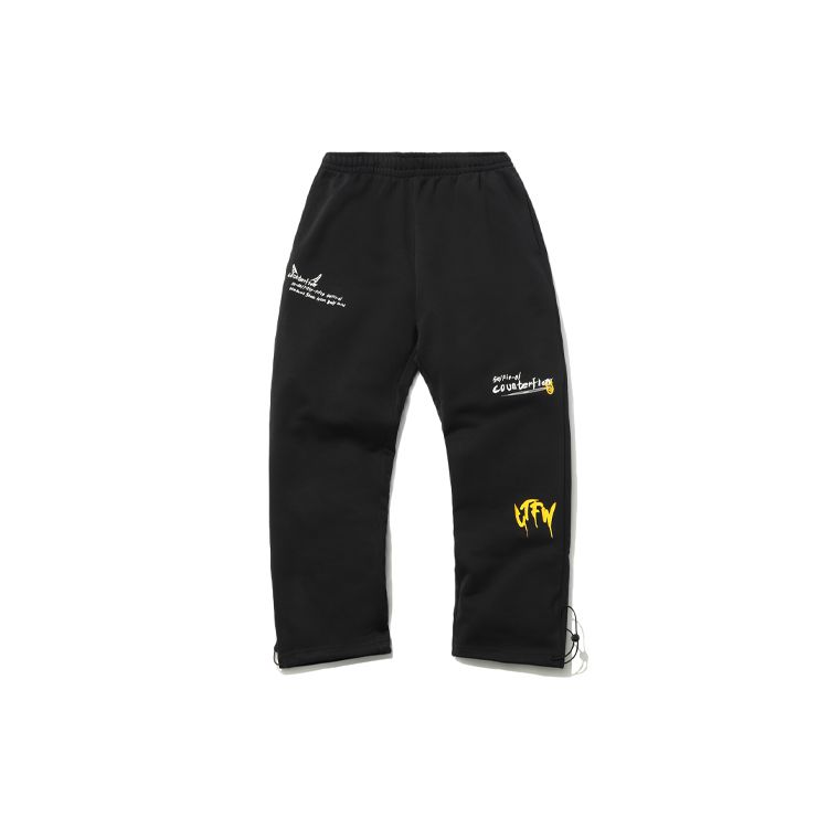 

Li Ning CF Su Series Граффити Принт Манжеты Свободные Спортивные Трикотажные Брюки Мужские Брюки Черные AKLR491-1 L