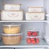 Meal Food Storage Preparation Containers & Lids Microwaveable Fridge Lunch Box