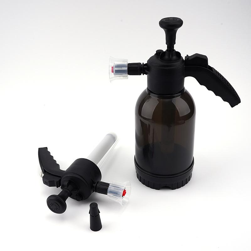 Car Wash Watering Can Car Wash Foam Watering Can 2L Spray Type with Pressure Relief Valve Sprayer Hand Pressure Watering Can for Household Car