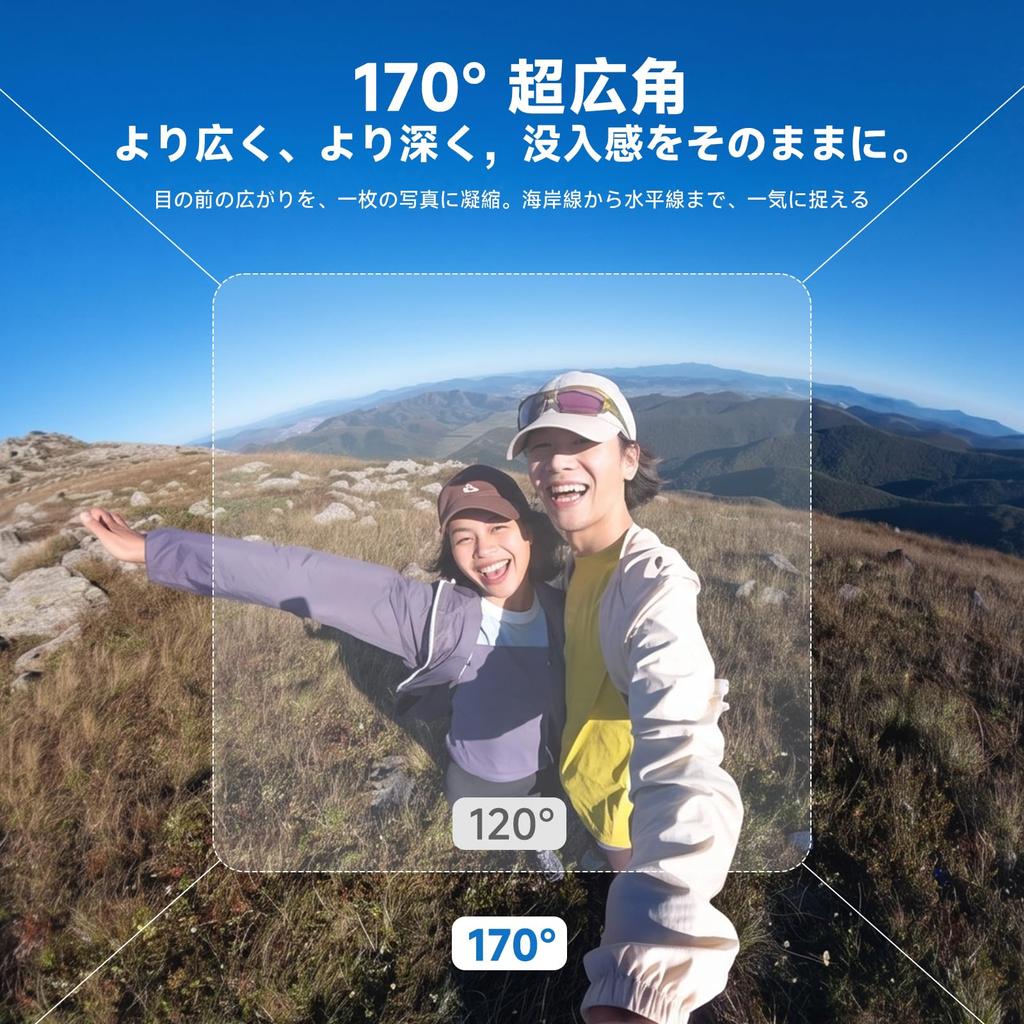 SJCAM SJ4K 64GB Action Camera with Image Stabilization 40m Waterproof Underwater Camera Lens with WDR 5x WiFi Connectivity Ideal for Includes 2