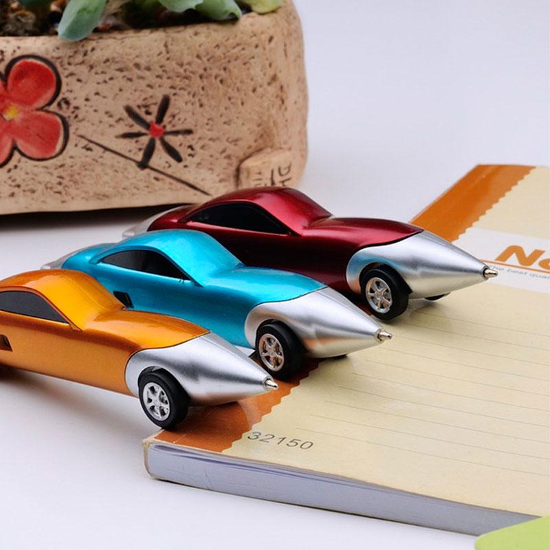 Novelty Racing Car Design Ball Pens Portable Creative Ballpoint Pen Quality for Child Kids Toy Office School Supplies