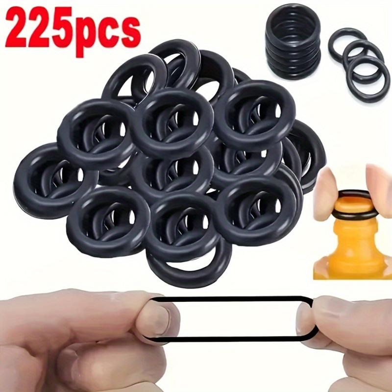 225Pcs/Bag Black Rubber O Ring Assortment Washer Gasket Sealing O-Ring Kit 18 Sizes For Faucet Hose Connector Sealing Valve