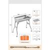 Portable Folding Stainless Steel Charcoal BBQ Grill