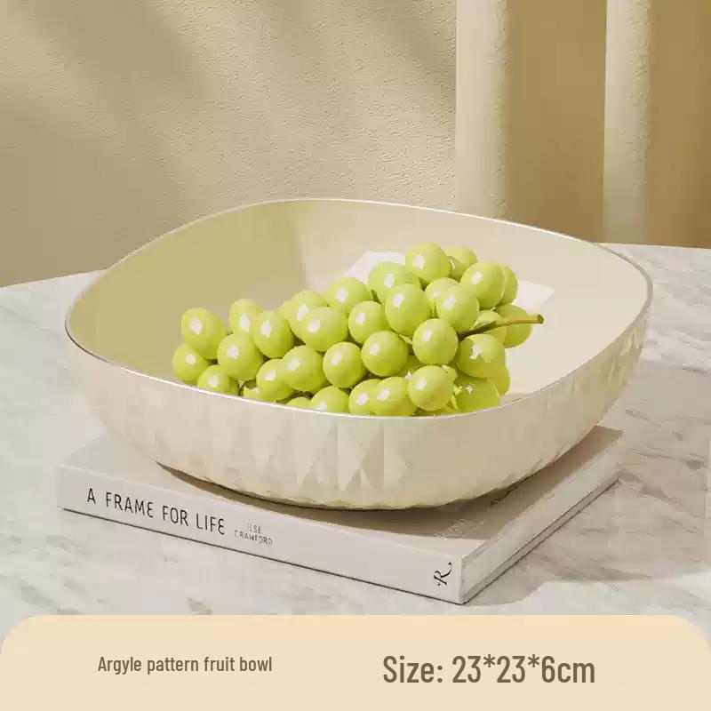 Light Luxury Plastic Fruit Serving Tray