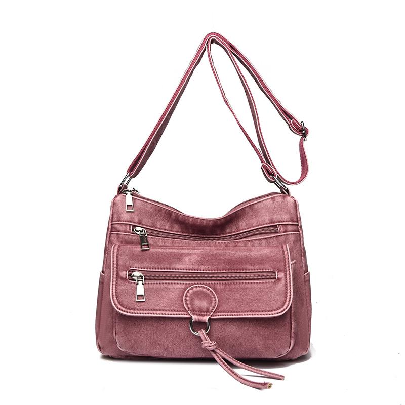 Women's Large Capacity Bag Multi-compartment Crossbody Bag Commuter Shoulder Bag