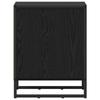 Nightstand Set of 2 Black Oak Effect 39.5 x 30 x 50 cm