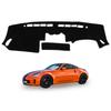 FUELHOOD Dashboard for Nissan Fairlady Z33 350Z Protective Mat with Sun Heat Reduced Scratch and Clear Visibility Black Mat/Cover (2002-2008) -