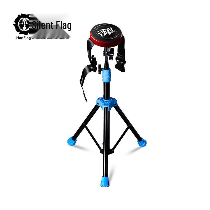 Hanqi 4-Inch Matte Drum Ankle Wrap & Stand Set with Practice Pad One Size