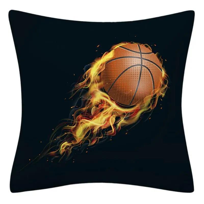 Basketball Football Decorative Pillowcase Office Living Room Car Ornaments Home Pillowcase