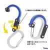 TK.Felly Bag Hanger, Table Hook, Carabiner Hook, Backpack/Bag Hanger, Compact, Outdoor/Camping (Black)