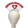Nurse Hat Halloween Headband for Womens Girls Daily Wearing Halloween Party Fancy Dress Cosplay Hair Accessories