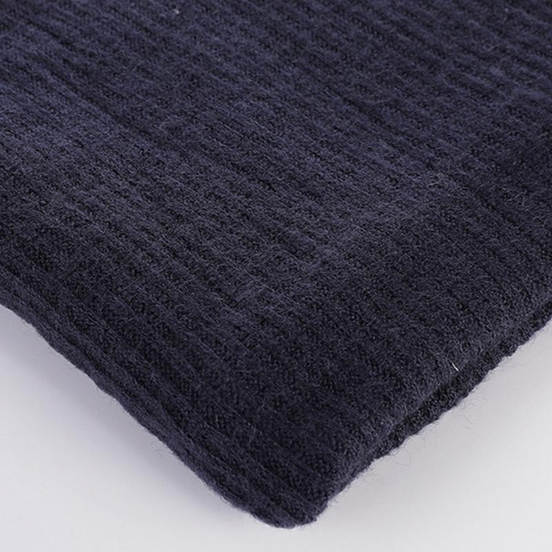 Fashion Knitted Neck Warmer with Thermals Thicken Lined Windproof Neck Scarf Neck Gaiter Face Cover for Men Women